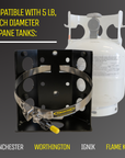 Whitney OG Bracket for 5 lb Steel Propane Tanks