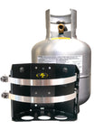 Shasta LOCKER Bracket for 20 lb steel and 17, 22 lb Viking propane tanks