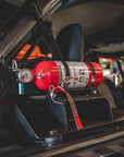 Quick-Release Bracket - 2.5 lb ABC Fire Exinguisher, Power Shot, Pro Eagle Phoenix CO2 Jack