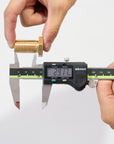 1/4" FPT x 1/4" FPT Brass Bulkhead
