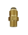 N2 male to CO2 male Adapter Brass