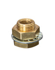 1/4" FPT x 1/4" FPT Brass Bulkhead