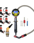 Monster Valve™ Primary - Standard Valve Stem Mount - 5 pack with Ventoso™ RED Tire Inflator Gauge