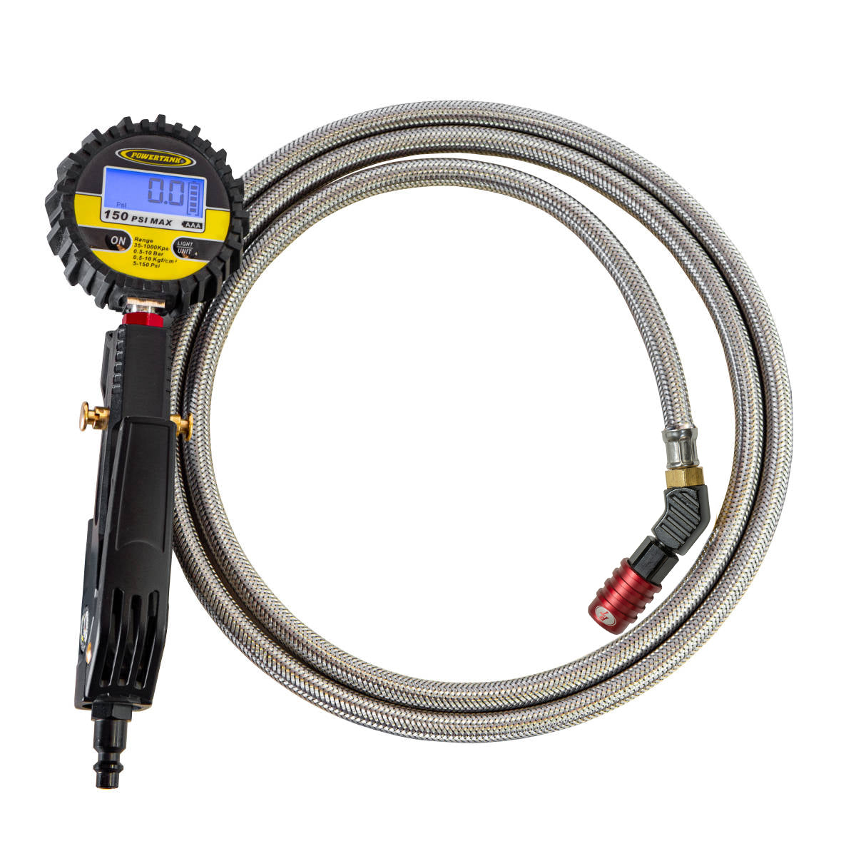 Workhorse Safety Series - 150 psi Digital Ventoso Tire Inflator w/ 6' Hose  Whip