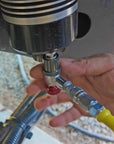 Dual Fill Shock Inflator with Gauge Tool