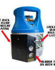 Tor LOCKER Bracket for 11 lb Squatty Propane Tank & 11 lb Viking Composite Tank