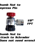 PT Shock Chuck™ - No Air Loss Tire and Shock chuck for hi-pressure applications - 1000 psi WP
