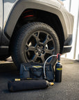 Crossover Tire Air-Up and Repair Kit with Mini Power Tank CO2 Air Source