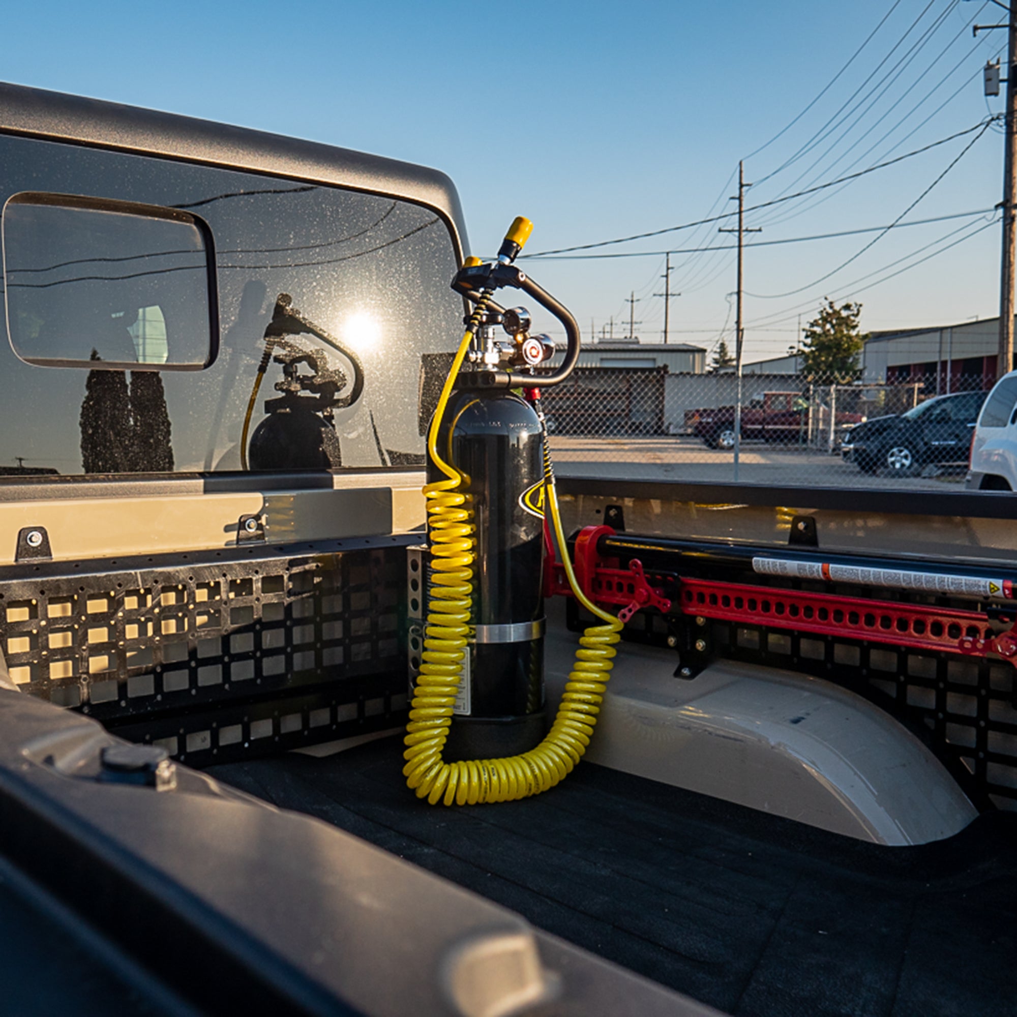 15 lb. MOLLE/Pickup Edition Power Tank for Bedside Rack Mounts