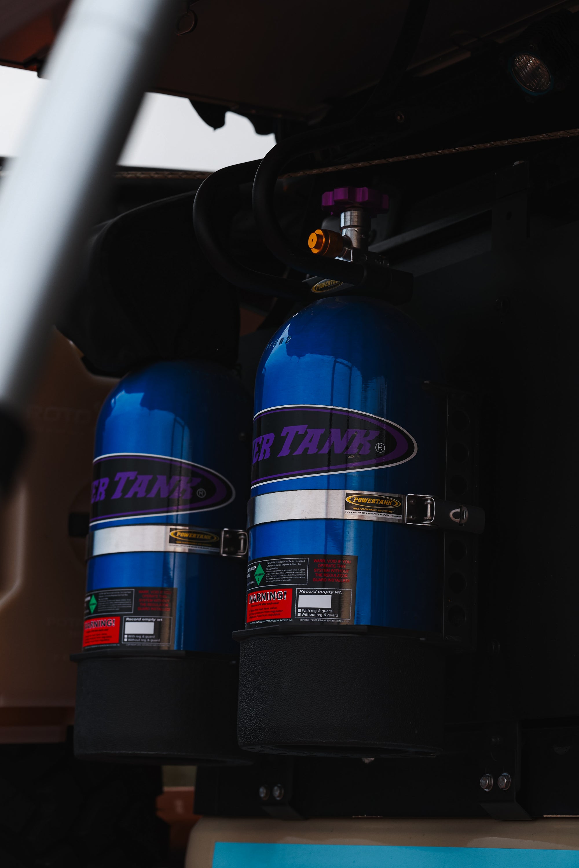 CO2 Tank Super Bracket 10 lb. 15 lb. 6.9 in. Diameter Power Tank