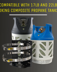Foraker MARINE Bracket for 17 lb and 22 lb Viking Composite Propane Tank