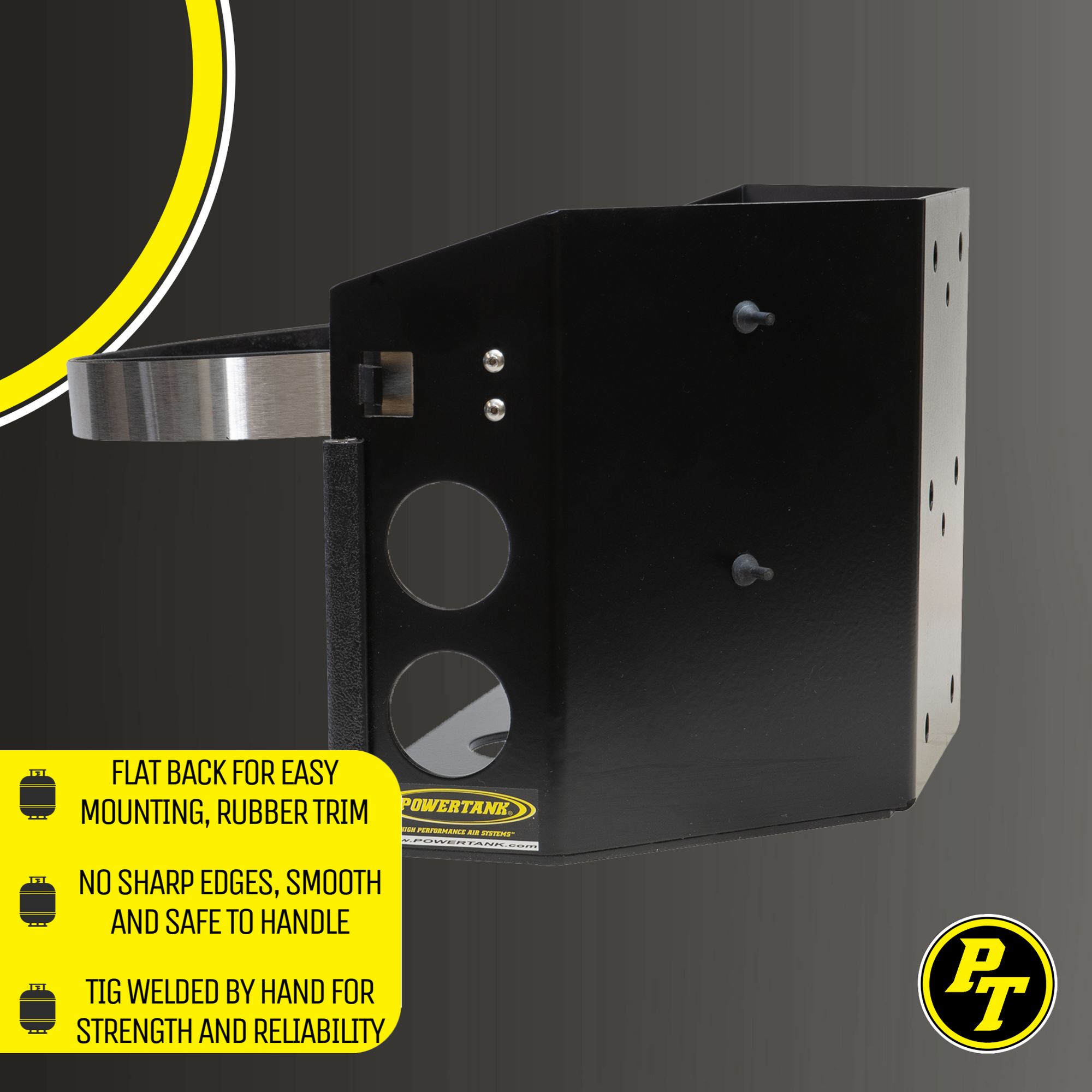 Tor LOCKER Bracket for 11 lb Squatty Propane Tank &amp; 11 lb Viking Composite Tank