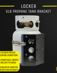 Teton LOCKER Propane Tank Bracket for 5 lb LP Bottle 8 in Diameter