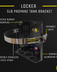 Teton LOCKER Propane Tank Bracket for 5 lb LP Bottle 8 in Diameter