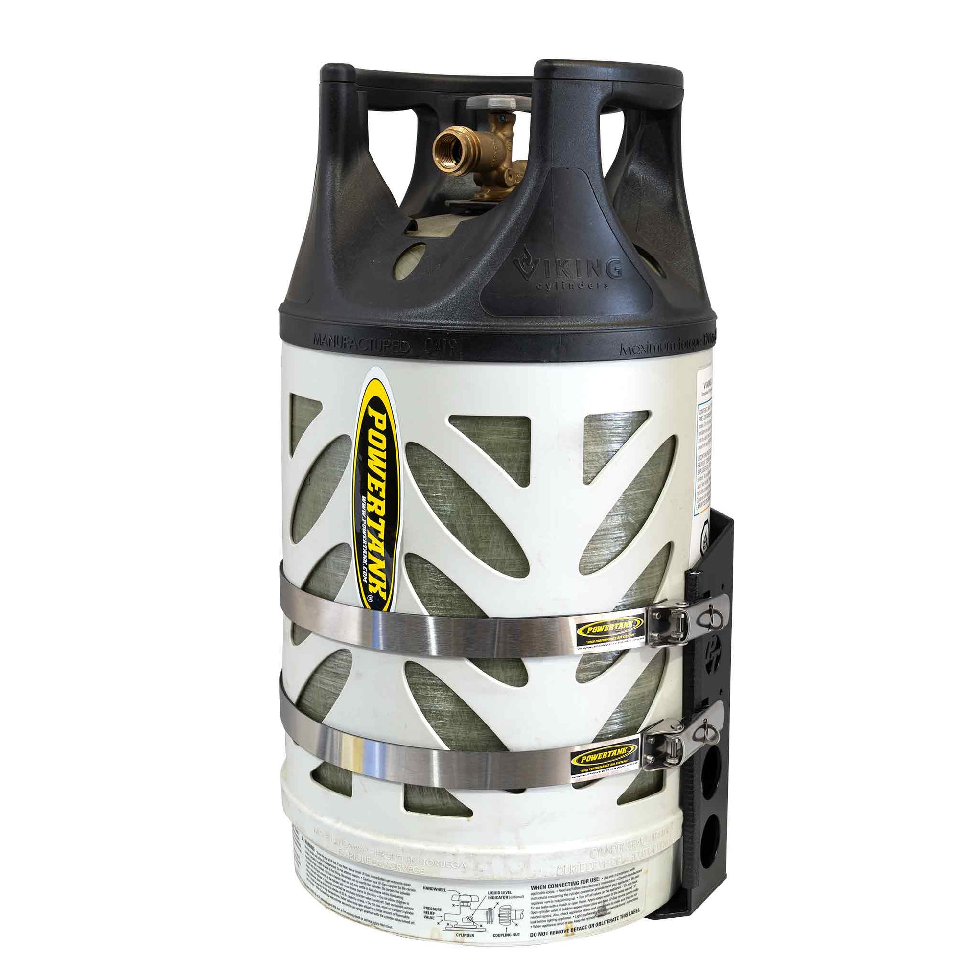 Shasta LOCKER Bracket for 20 lb steel and 17, 22 lb Viking propane tanks