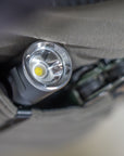 Power Light - Rechargeable flashlight with swivel head, magnet, clip, two brightness levels
