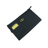 Black Carbon Zippered Bag V4 - EZ Find interior & cardholder