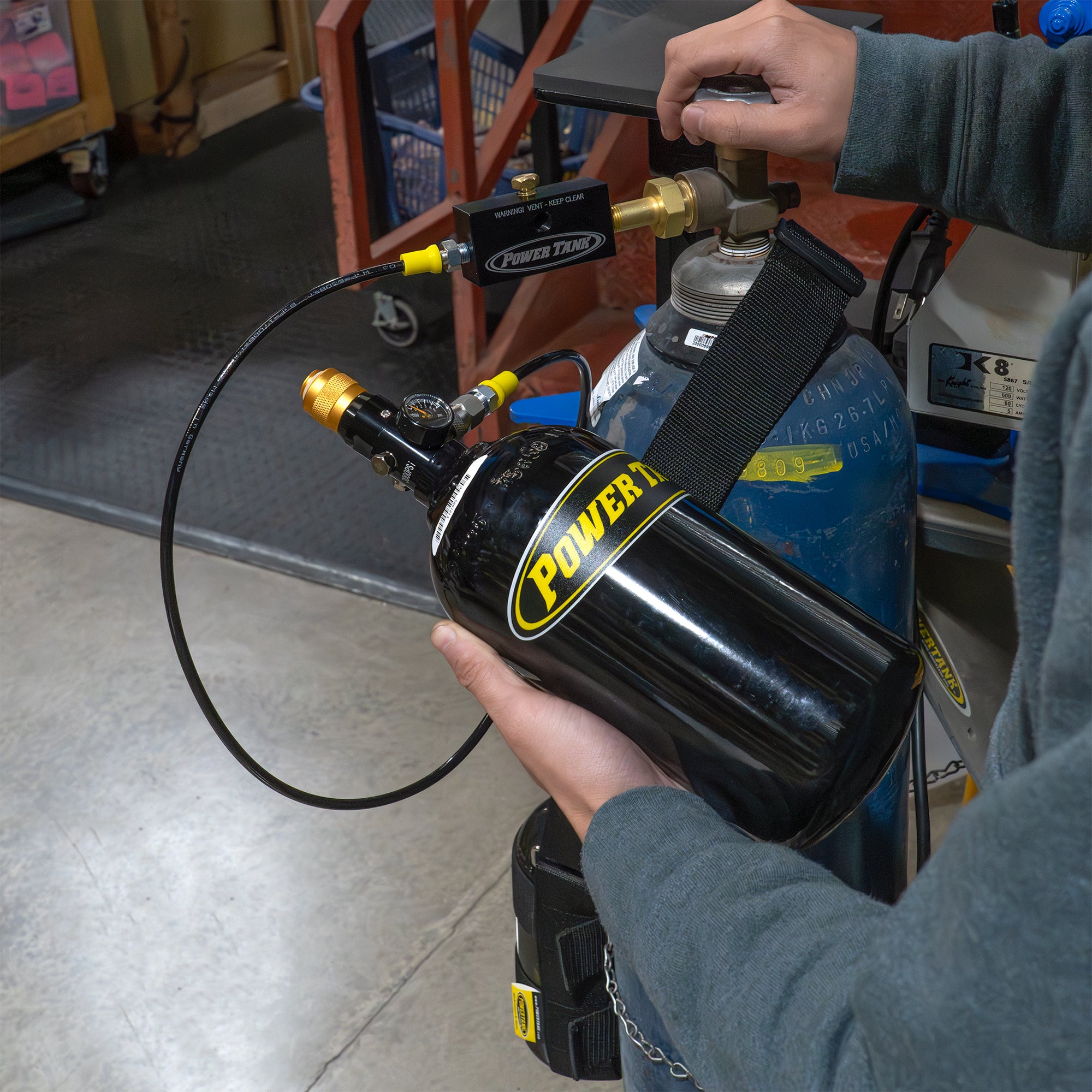 Shock Boss™ V2 - Portable Nitrogen Shock Tuning Kit