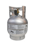 10 lb. Aluminum Propane Tank and Bracket Combo!