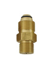 N2 male to CO2 male Adapter Brass