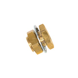 1/4" FPT x 1/4" FPT Brass Bulkhead