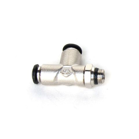 Run Tee Push-In Air Line Fitting - 5 mm. or 6 mm. x 1/8" Global Thread