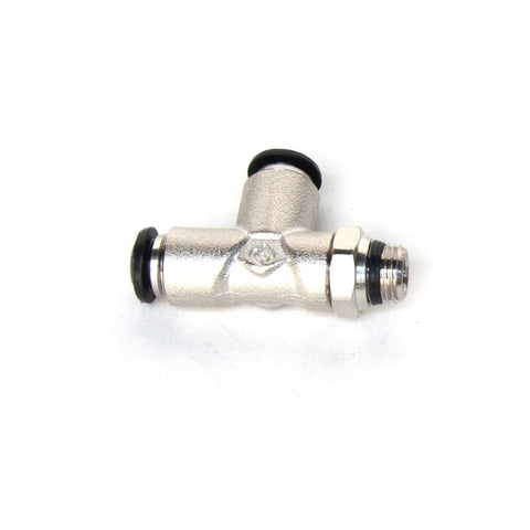 Run Tee Push-In Air Line Fitting - 5 mm. or 6 mm. x 1/8" Global Thread