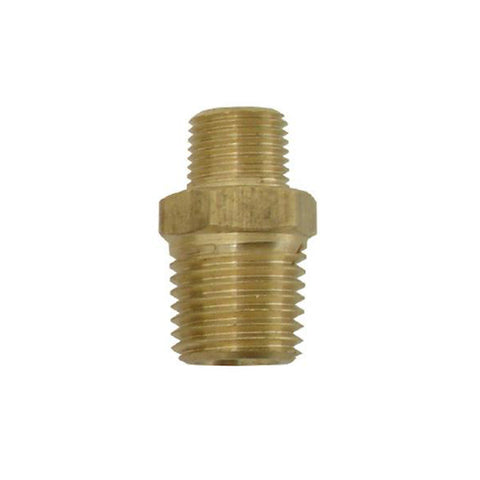 1/8" MPT x 1/4" MPT Brass Reducer