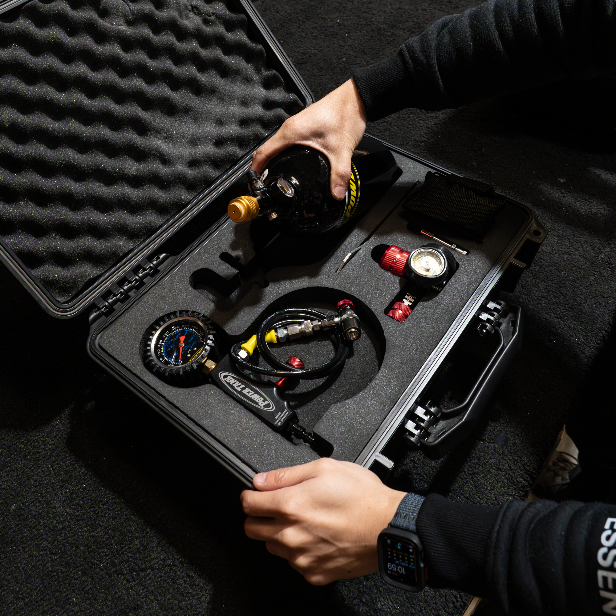 Shock Boss™ V2 - Portable Nitrogen Shock Tuning Kit