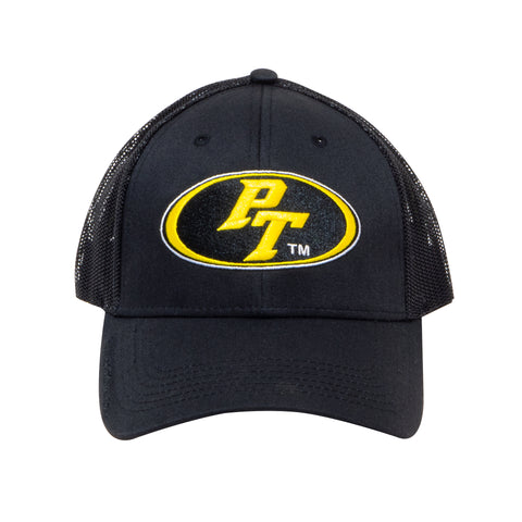 Power Tank 'PT' Trucker Hat - Black Snapback