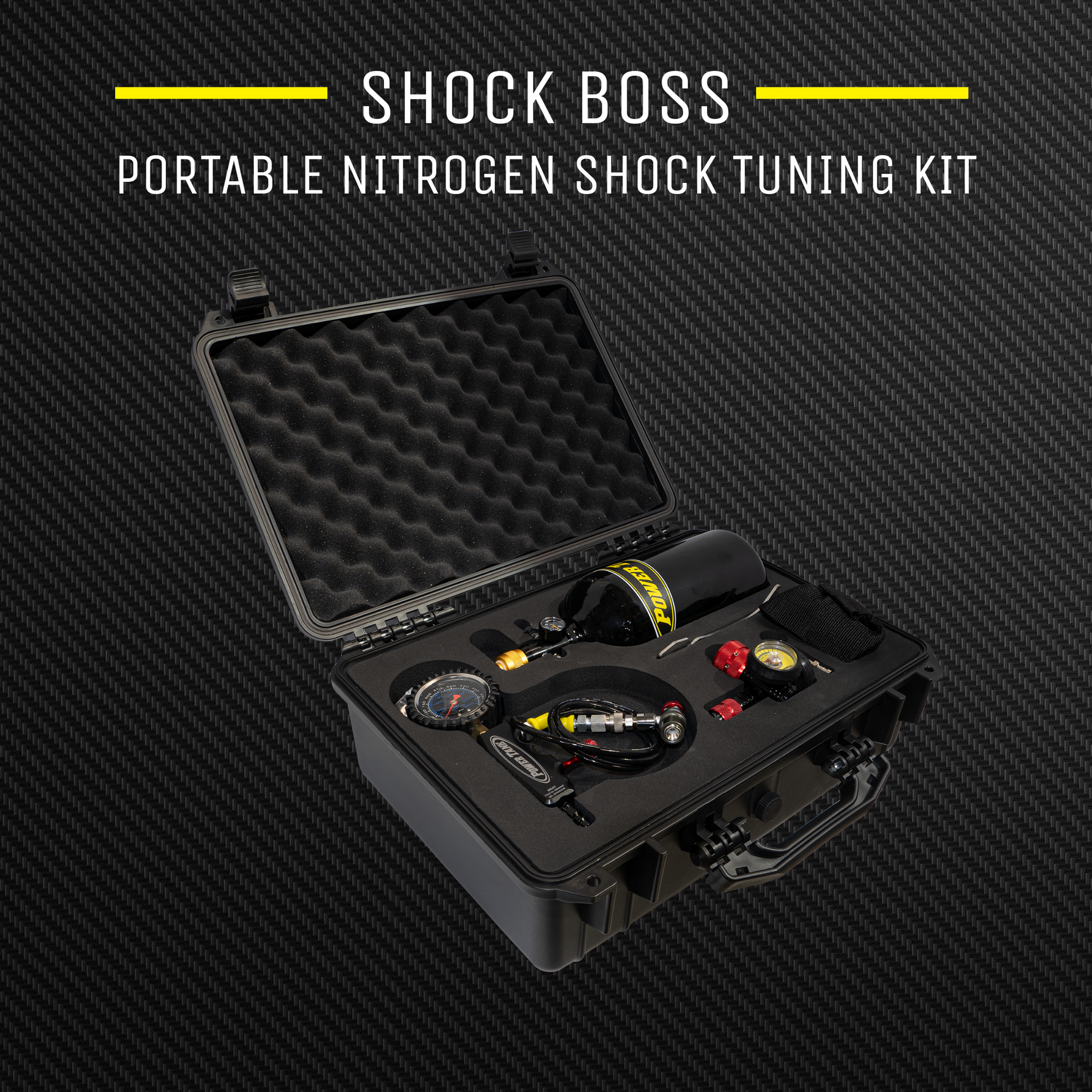 Shock Boss™ V2 - Portable Nitrogen Shock Tuning Kit