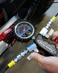 Dual Fill Shock Inflator with Gauge Tool
