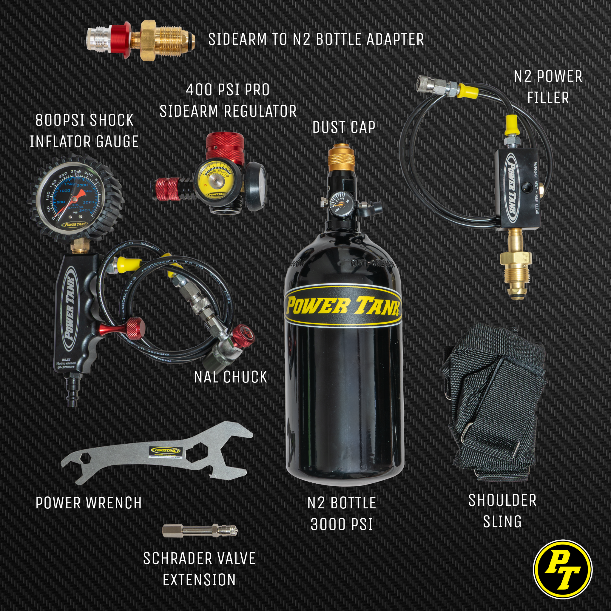 Shock Boss™ V2 - Portable Nitrogen Shock Tuning Kit – Power Tank