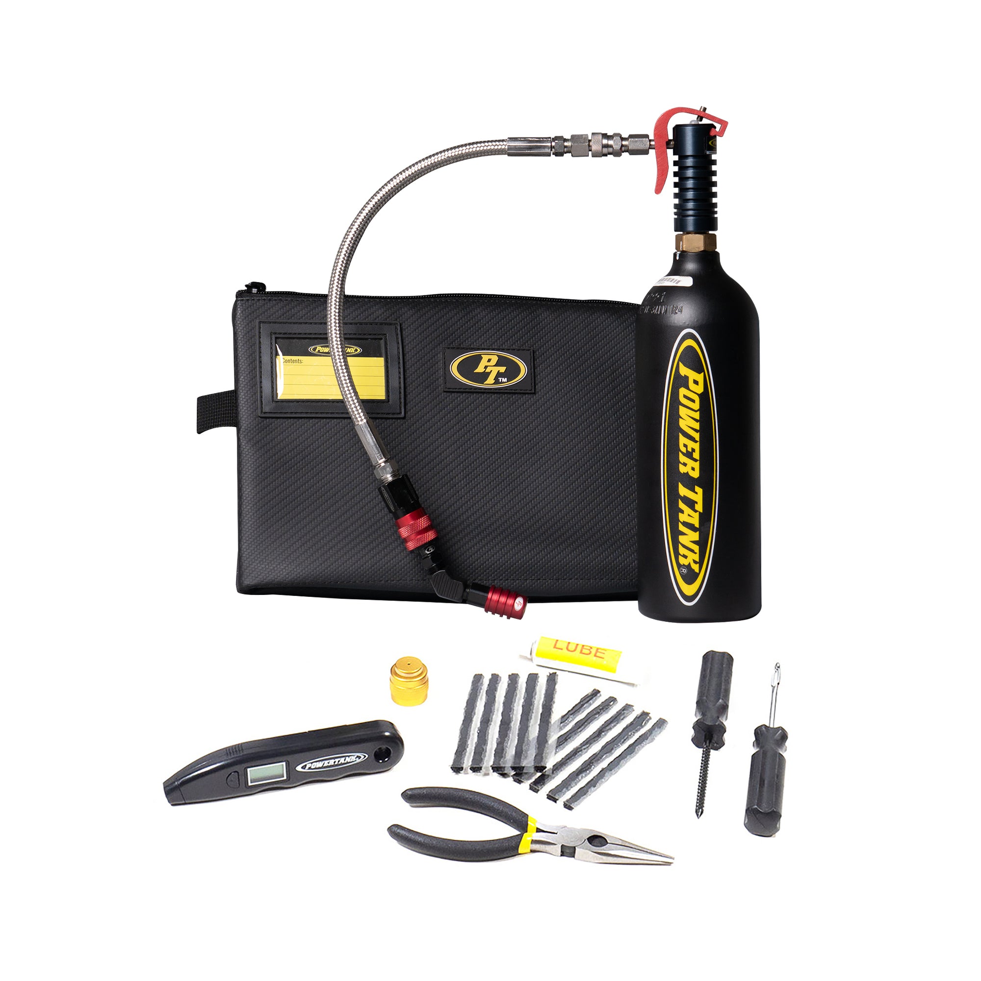All-In-One Tire Repair Kit with 20 oz CO2 air source