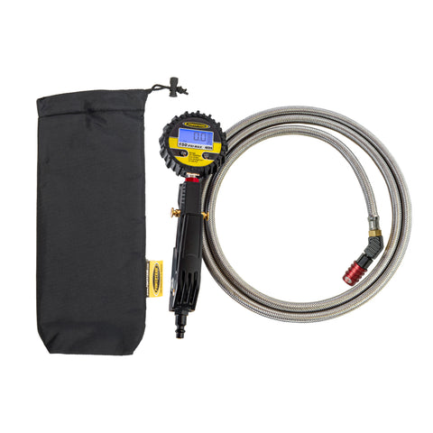 Workhorse Safety Series - 150 psi Digital Ventoso Tire Inflator w/ 6' Hose Whip