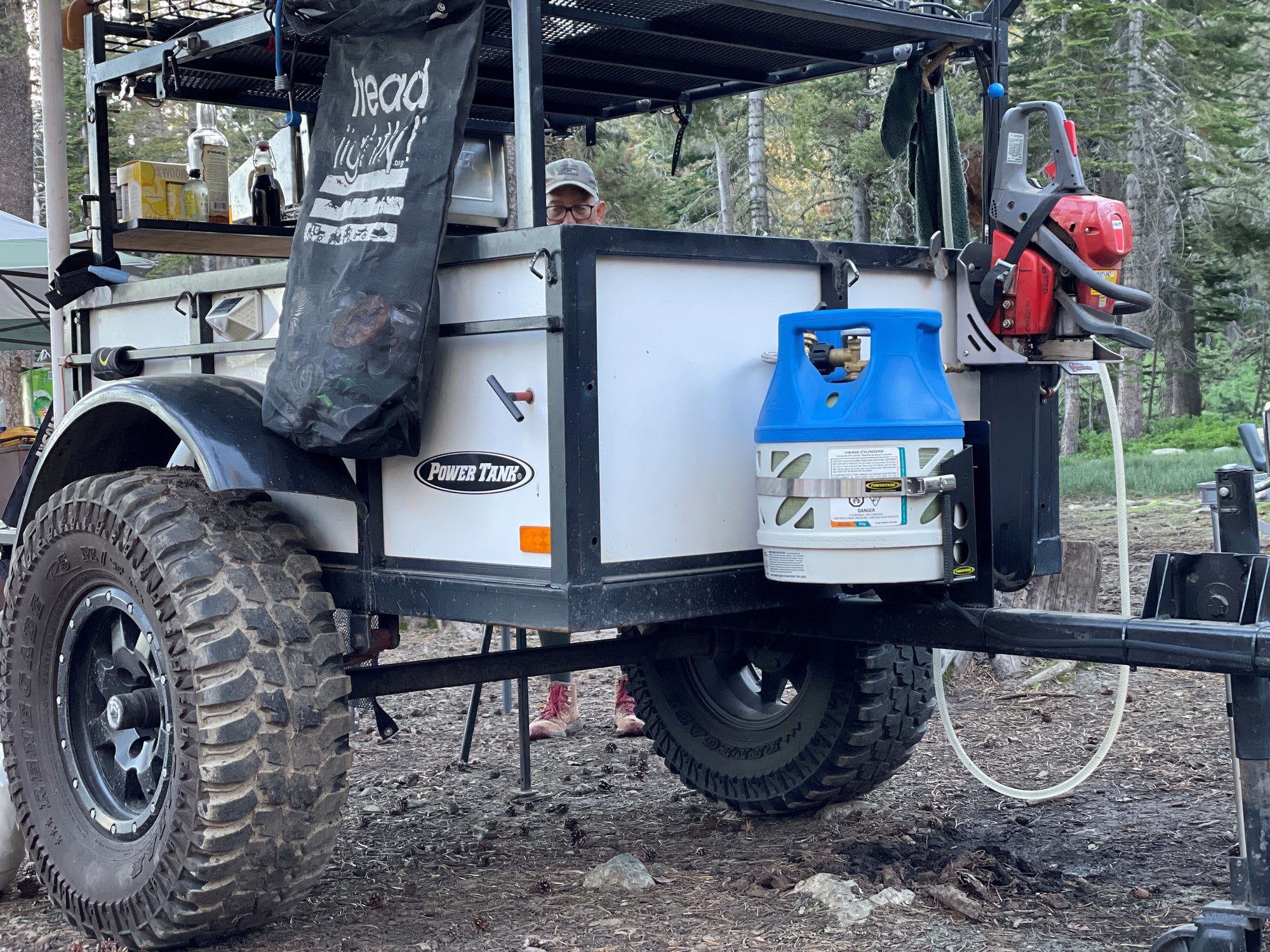 Tor LOCKER Bracket for 11 lb Squatty Propane Tank &amp; 11 lb Viking Composite Tank