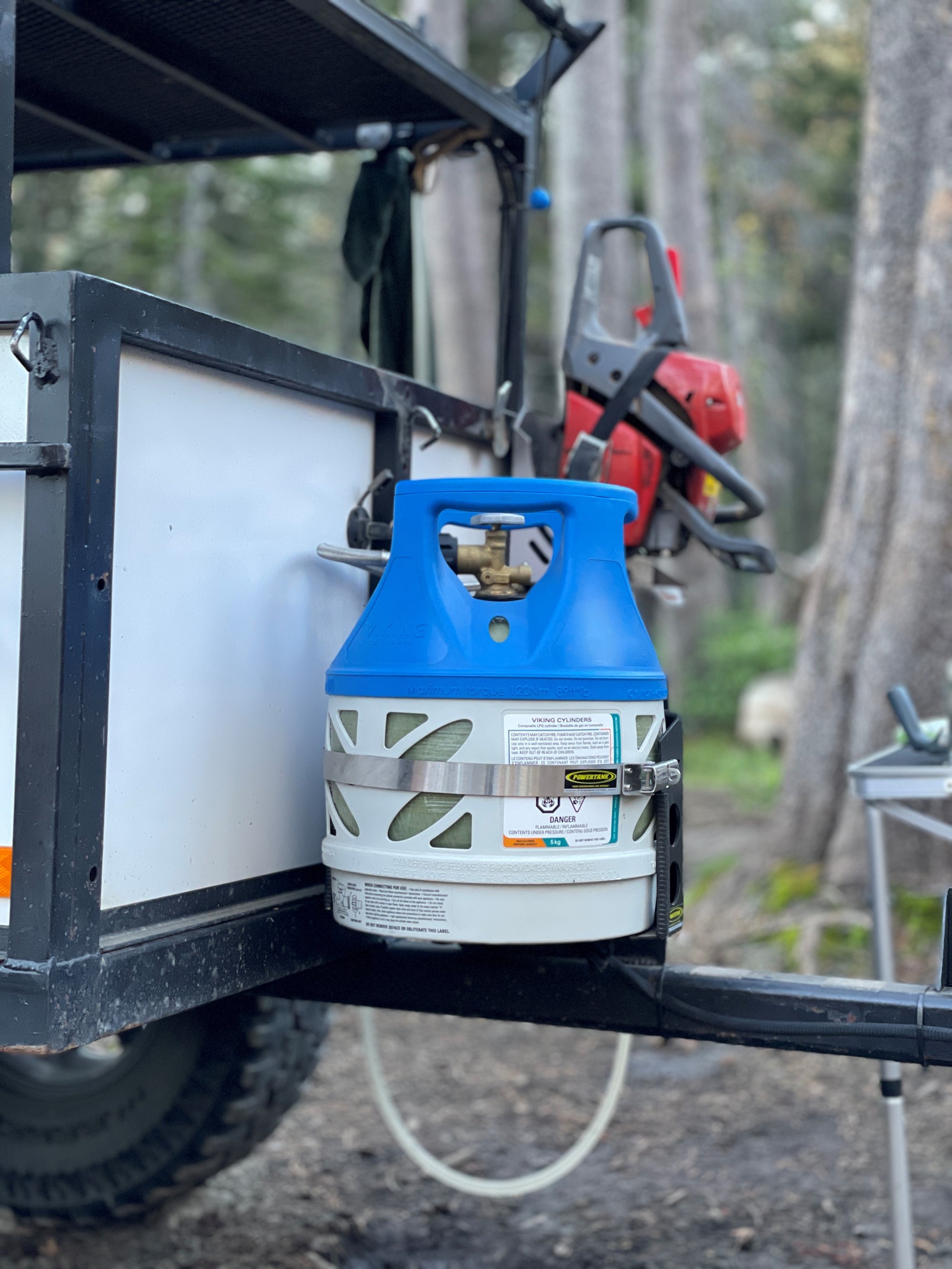 Tor LOCKER Bracket for 11 lb Squatty Propane Tank &amp; 11 lb Viking Composite Tank