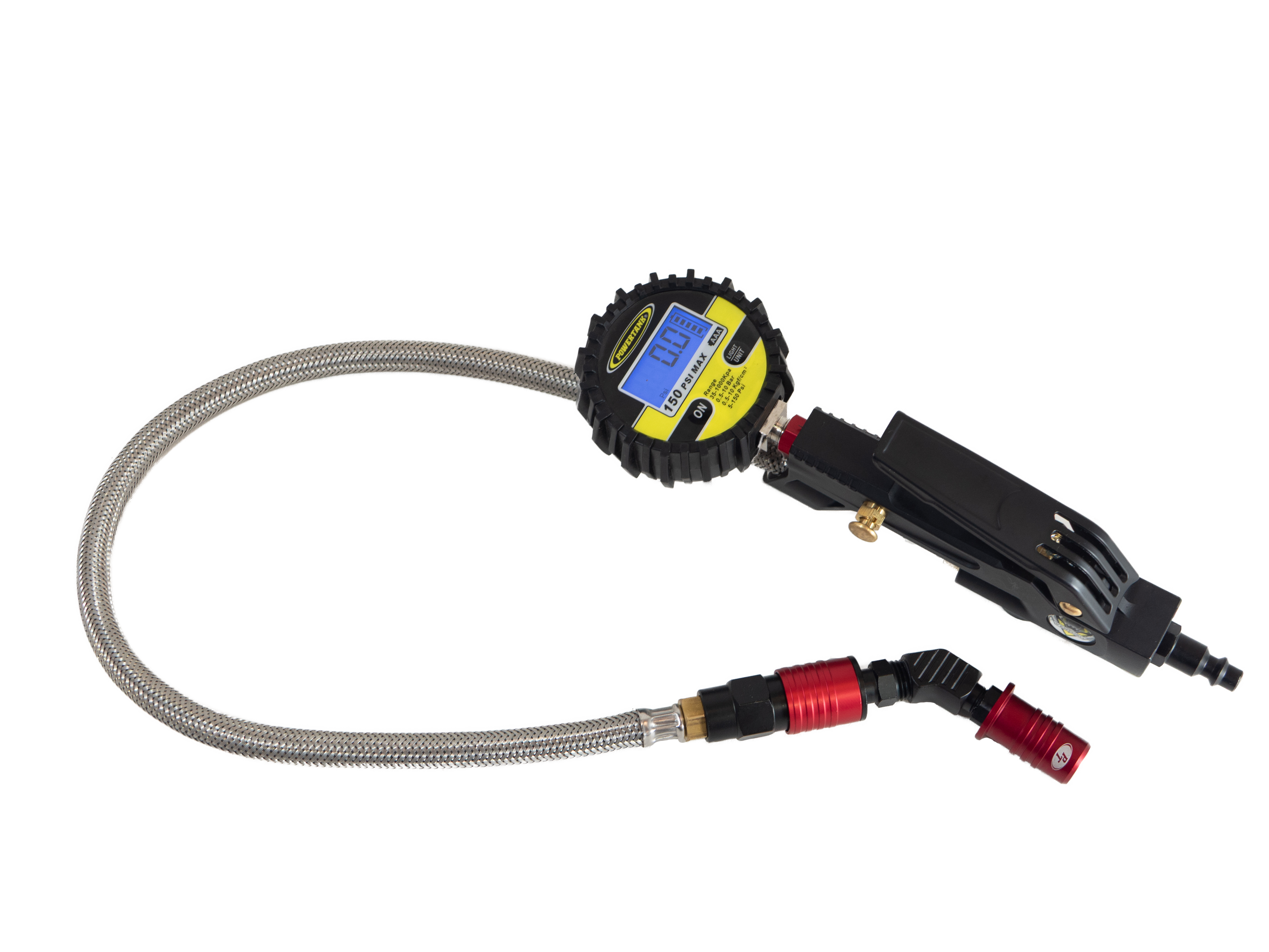 Work Horse RED Tire Inflator Gauge | Ventoso Inflator Gauges | Power Tank