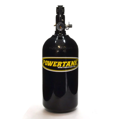 Nitrogen Bottle with Regulated Valve Gloss Black Powdercoat Power Tank