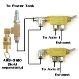 Pneumatic Air Toggle Switches for Air Lockers Power Tank
