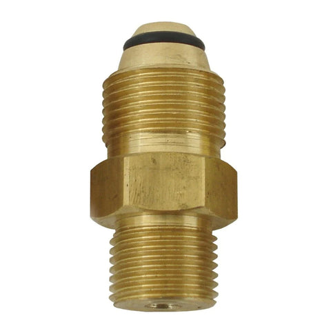 N2 male to CO2 male Adapter Brass