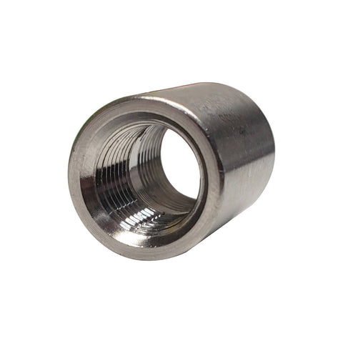 1/8" FPT x 1/8" FPT Stainless Steel Coupler