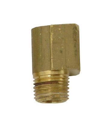 Power Tank 1/8" FPT x 1/8" MPT 90° Brass Elbow Fitting