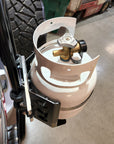 Ladder Cross-Bar Mount for Propane and CO2 Power Tanks