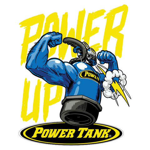 POWER UP! T-shirt - Candy Blue